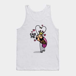 Call me - Mini Queen Tank Top